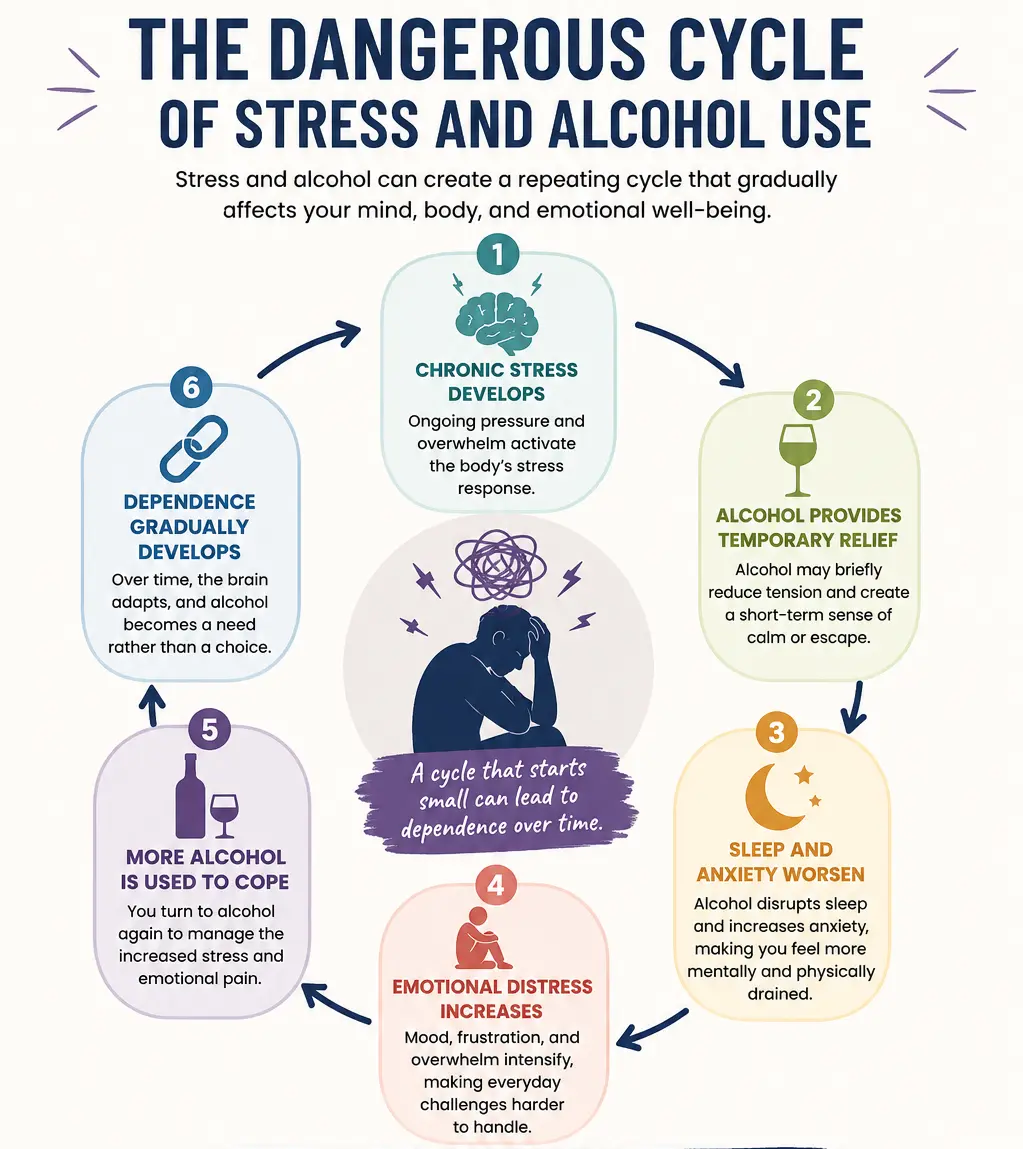 What Makes The Cycle Of Alcohol Dependence And Stress Difficult To Break