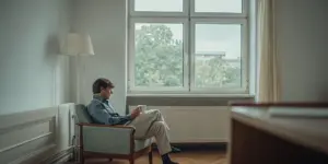 Professional planning a confidential leave for addiction treatment