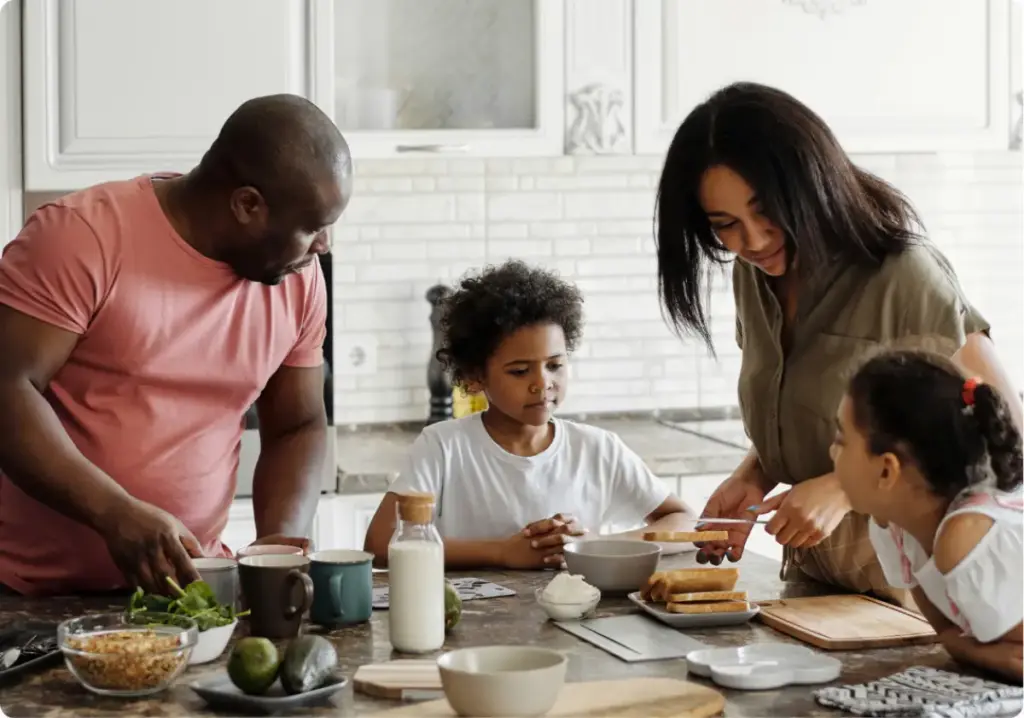 happy family after recovery treatment
