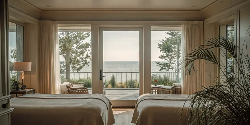 Serene coastal setting for luxury alcohol rehab near Boston