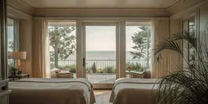 Serene coastal setting for luxury alcohol rehab near Boston